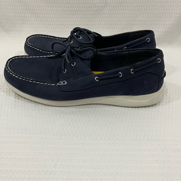 Cole Haan Grand Atlantic Boat 360 Men’s Marine Blue Athletic Shoes Size 13 - Picture 3 of 10
